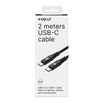 CELLY USB-C į USB-C laidas 100W Power Delivery