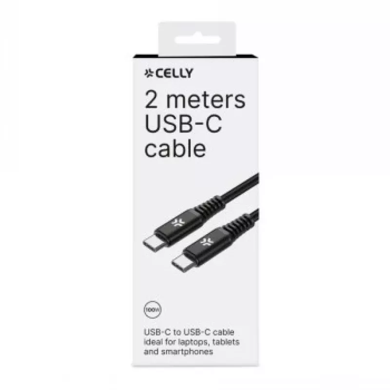 CELLY USB-C į USB-C laidas 100W Power Delivery
