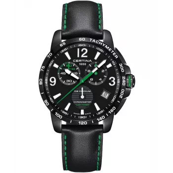 CERTINA DS Action Diver Automatic 42mm Juodas Ciferblatas Rožinio Aukso PVD Plienas ir Oda Laikrodis C034453360570