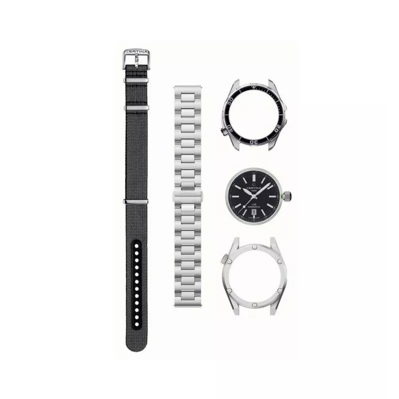 CERTINA DS Action Diver Automatic 43mm Black Dial NATO Strap C041407190510