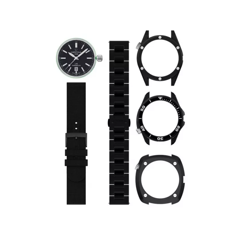 CERTINA DS Action Diver Automatic 43mm Black Dial NATO Strap Men's Watch C041407390510
