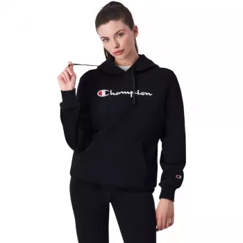 Champion Moteriškas megztinis su gobtuvu juodas 117529 KK001 XL