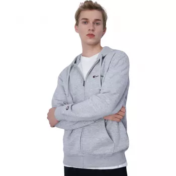 Champion vyriškas pilno užtrauktuko gobtuvas pilkas EM021 dydis S