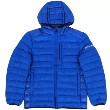 Champion vyriškas Powerblend Fleece švarkas su gobtuvu ir užtrauktuku, mėlynas 220340 BS008 M