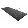 CHERRY Contour Design Active Key AK-C8112 pilno dydžio laidinė USB klaviatūra, žirklinis jungiklis, QWERTZ išdėstymas, juoda
