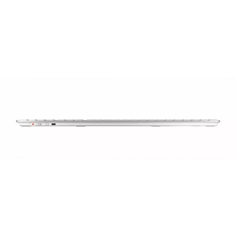 CHERRY DW 9100 SLIM belaidis klaviatūros ir pelės rinkinys, QWERTZ, sidabrinis/baltas