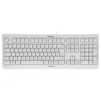 Cherry KC 1000 klaviatūra - Pan Nordic - šviesiai pilka