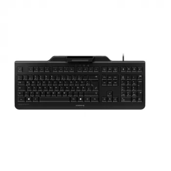 Cherry SECURE BOARD 1.0 laidinė klaviatūra su NFC skaitytuvu, JK išdėstymas, juoda