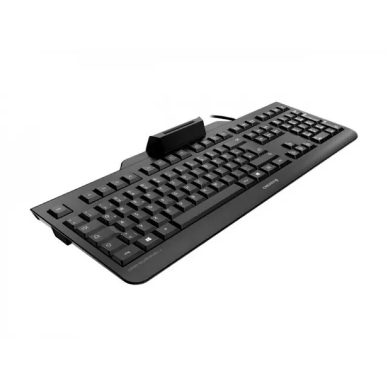 Cherry SECURE BOARD 1.0 laidinė klaviatūra su NFC skaitytuvu, JK išdėstymas, juoda