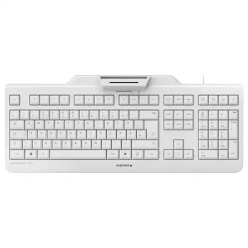 CHERRY Smart Board 1150 KB RSFlat laidinė mechaninė klaviatūra su MSR, USB, pilno dydžio, balta (QWERTZ)