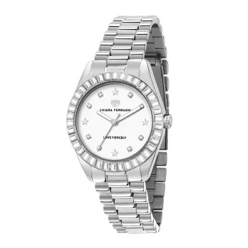 Chiara Ferragni Logomania Women's Quartz Watch R1953100505 34 mm Silver Stainless Steel