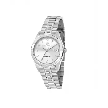 CHIARA FERRAGNI Moteriškas laikrodis Logomania Quartz Analog R1953100514 32 mm Rožinis auksas Nerūdijantis plienas Tinklelis