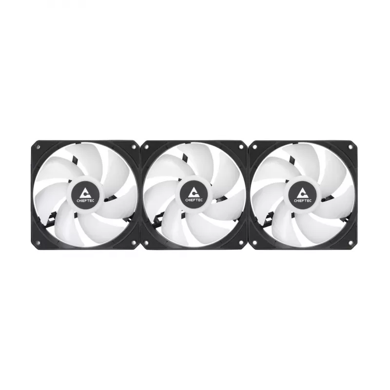 Chieftec Iceberg PRO 360 RGB daugiafunkcis skysčio CPU aušintuvas su VRM ventiliatoriumi - 360 mm radiatorius, ARGB PWM ventiliatoriai, varinė šalčio plokštė, palaiko Intel LGA 1700/1200/115x/2066/2011 ir AMD AM5/AM4/AM3+/AM3/AM2+/AM2/FM2+/FM2/FM1, juodas