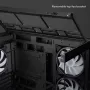Chieftec Vista Max GX-30B-OP Mid Tower ATX korpusas su 4x ARGB ventiliatoriais ir grūdintu stiklu, juodas