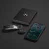 Chipolo LOOP Mercedes – Įkraunamas Bluetooth sekiklis su silikonine kilpa, skirtas iOS ir Android, juodas