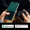 Chipolo LOOP Mercedes – Įkraunamas Bluetooth sekiklis su silikonine kilpa, skirtas iOS ir Android, juodas