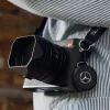 Chipolo LOOP Mercedes – Įkraunamas Bluetooth sekiklis su silikonine kilpa, skirtas iOS ir Android, juodas