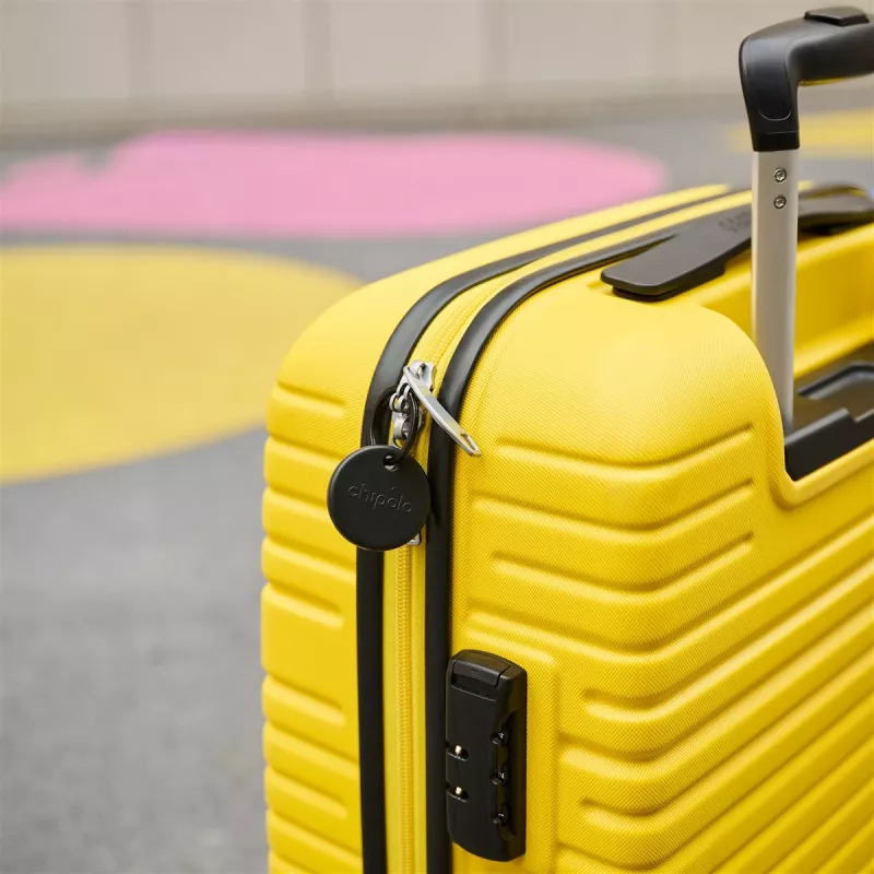 Chipolo POP – Bluetooth Tracker su keičiama baterija, skirtas iOS ir Android, 4 vnt. rinkinys - juoda, balta, raudona, mėlyna