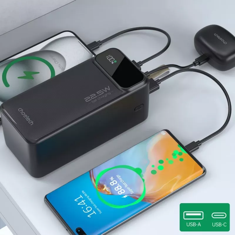 CHOETECH B732 Power Bank 50000 mAh 22.5W PD & QC - Juoda