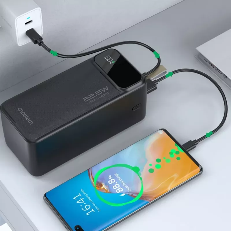 CHOETECH B732 Power Bank 50000 mAh 22.5W PD & QC - Juoda
