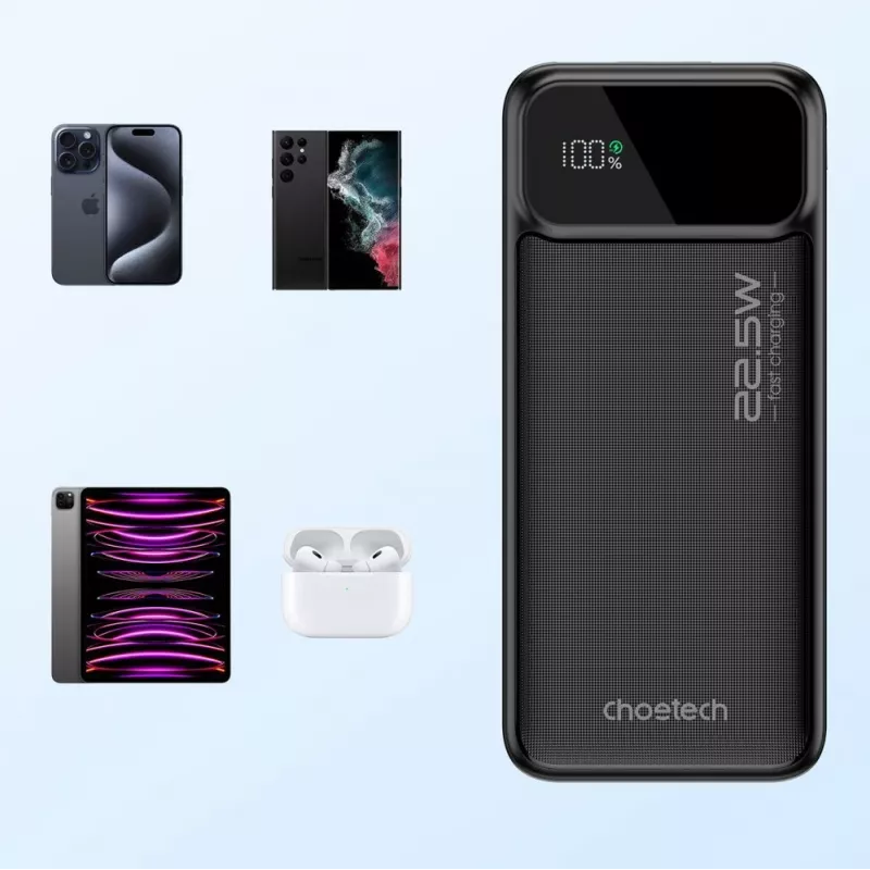 CHOETECH Power Bank 30000 mAh Juoda