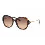 Chopard moteriški katės akies akiniai nuo saulės SCH354V540743 Havana/Ruda gradientas 54mm