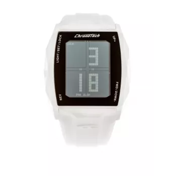 CHRONOTECH MAN RW0024 40mm Analoginis Kvarcinis Laikrodis Juodas Ciferblatas Odinis Dirželis