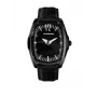 CHRONOTECH Vyriškas laikrodis CT7219M03 40mm Analoginis Kvarcinis Nerūdijančio plieno Juodas ciferblatas Odinis dirželis