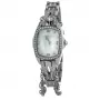 CHRONOTECH Woman CT7008LS-16M 28mm Nerūdijančio plieno kvarcinis analoginis laikrodis sidabrinis