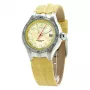 CHRONOTECH Woman CT7980L-05S 37mm Quartz Analog Watch White Dial White Leather Strap