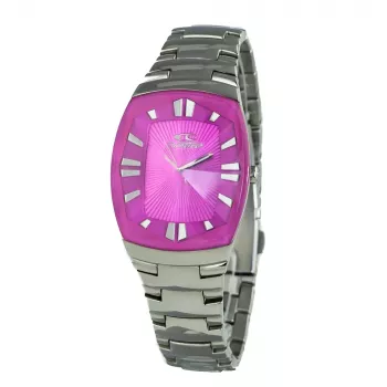 CHRONOTECH Women's Quartz Analog Watch CT7065L-25M 30mm Silver Stainless Steel Mesh Bracelet