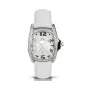 CHRONOTECH Women's Quartz Analog Watch CT7988LS09 30mm White Dial White Leather Strap