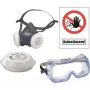 Cimco Asbesto rinkinys Comfort pusiau kaukė su 6x P3 filtrais 145090