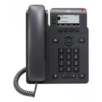 Cisco 6821 IP Phone for MPP Systems (CP-6821-3PCC-K9) - SIP stalinis telefonas su 2.8 inch vienspalviu LCD, PoE ir pilno dvipusio garso