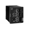 Cisco ISA 3000 pramoninis saugos įrenginys su 2 variniais ir 2 šviesolaidiniais prievadais, 1 Gbps ugniasienės pralaidumas, montuojamas ant DIN bėgio