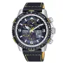 CITIZEN Eco-Drive Atomic Timekeeping Watch JY8078-01L 45mm Blue Dial Leather Strap