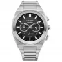 CITIZEN Eco-Drive Chronograph Men's Watch CA4580-50E 43mm Stainless Steel Black Dial