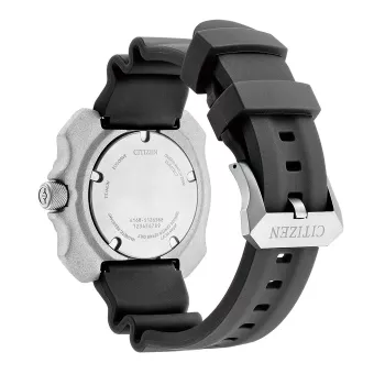 CITIZEN Eco-Drive Diver's Watch BN0220-16E 46.5mm Black Ion-Plated Stainless Steel
