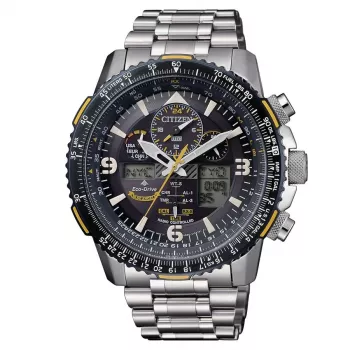 Citizen JY8078-52L Eco-Drive Radio-Controlled Watch 45mm Stainless Steel Blue Dial