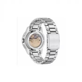 CITIZEN Vyriškas automatinis nardymo laikrodis NJ0170-83Z 43mm oranžinis ciferblatas nerūdijantis plienas
