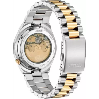 CITIZEN Vyriškas automatinis laikrodis NJ0154-80H 40mm Nerūdijantis plienas Pilkas ciferblatas