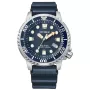 CITIZEN Vyriškas Eco-Drive Nardymo Laikrodis BN0151-17L 44mm Mėlynas Ciferblatas Mėlynas Poliuretano Dirželis