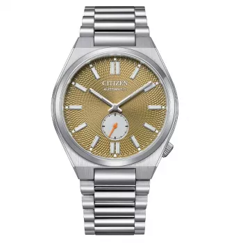 CITIZEN Vyriškas automatinis laikrodis NK5010-51X 40mm Žalias ciferblatas Nerūdijantis plienas