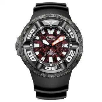 CITIZEN Promaster Diver Eco-Drive Vyriškas Laikrodis BJ8059-03Z 48mm Žalias Ciferblatas Žalias Poliuretano Dirželis