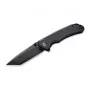 CIVIVI Brazen sulankstomas peilis su G10 rankena, visiškai juodas, 10Cr15CoMoV plieno Drop Point