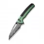 CIVIVI Sentinel Strike Folding Knife Damascus Green Alu FRN