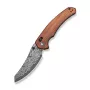 CIVIVI Sixgill Damasteel peilis su anglies pluošto rankena, 88 mm ašmenimis, liner lock užraktu, flipper atidarymu, keraminiais guoliais, reversiniu gilaus nešiojimo segtuku, C24050-DS1
