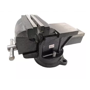 Veržlės su priekalu VG135 100 mm stalinės veržlės su 360° pasukamu pagrindu