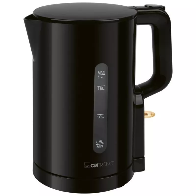 Clatronic WK 3835 Belaidis elektrinis virdulys 1,7 l 2200 W juodos spalvos plastikas