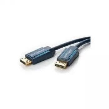 CLICKTRONIC Microconnect 10 m DisplayPort kabelis, vyriškas į vyrišką, juodas, 4K 60 Hz